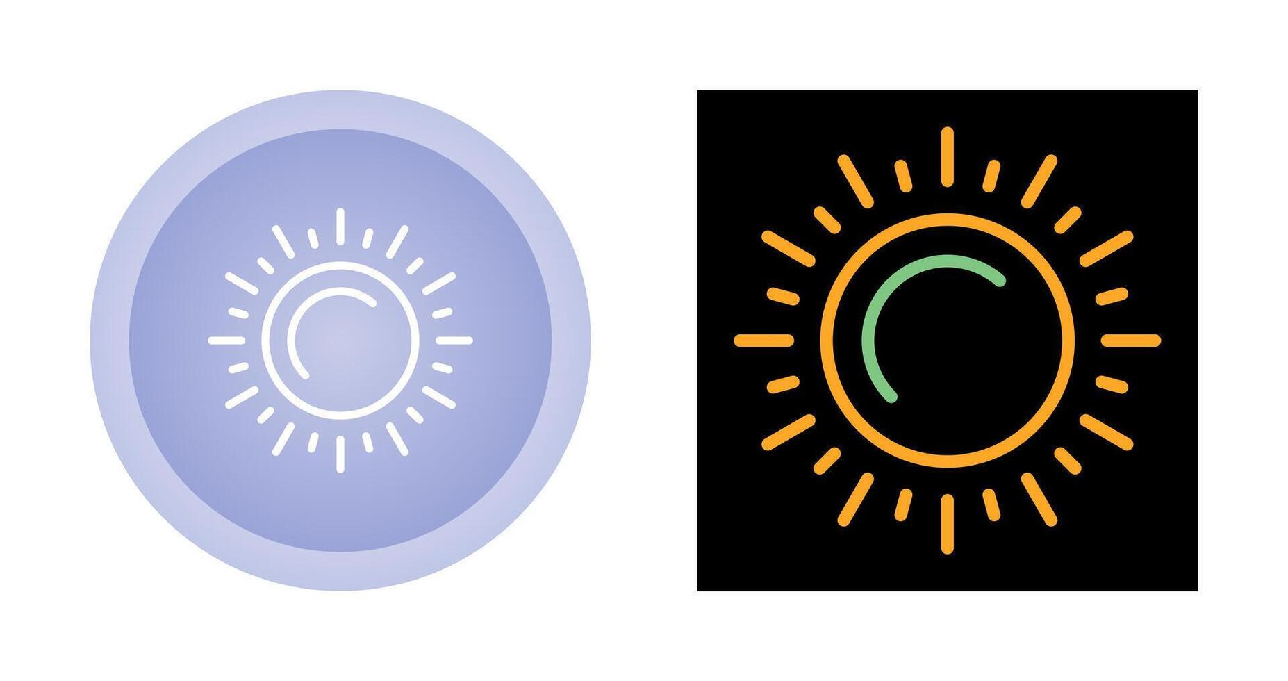 Sun Vector Icon