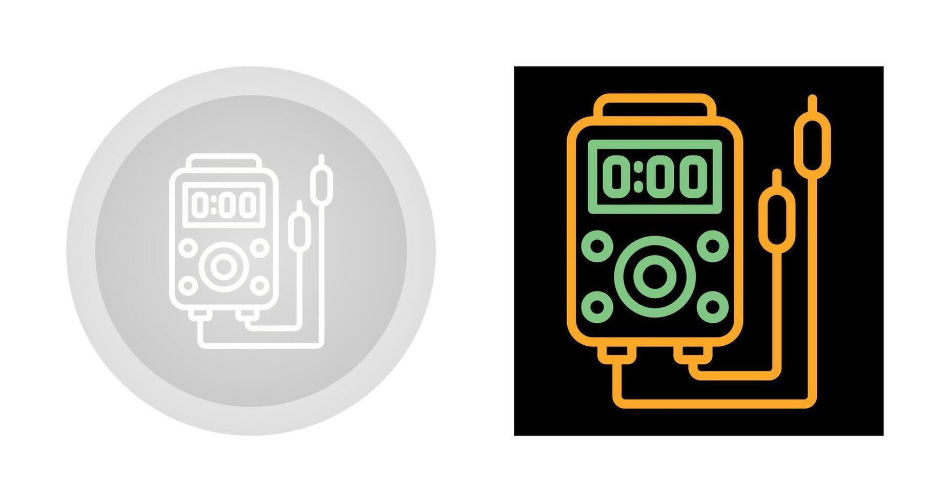 toma de corriente ensayador vector icono