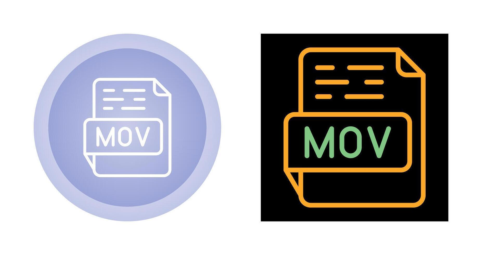 MOV Vector Icon