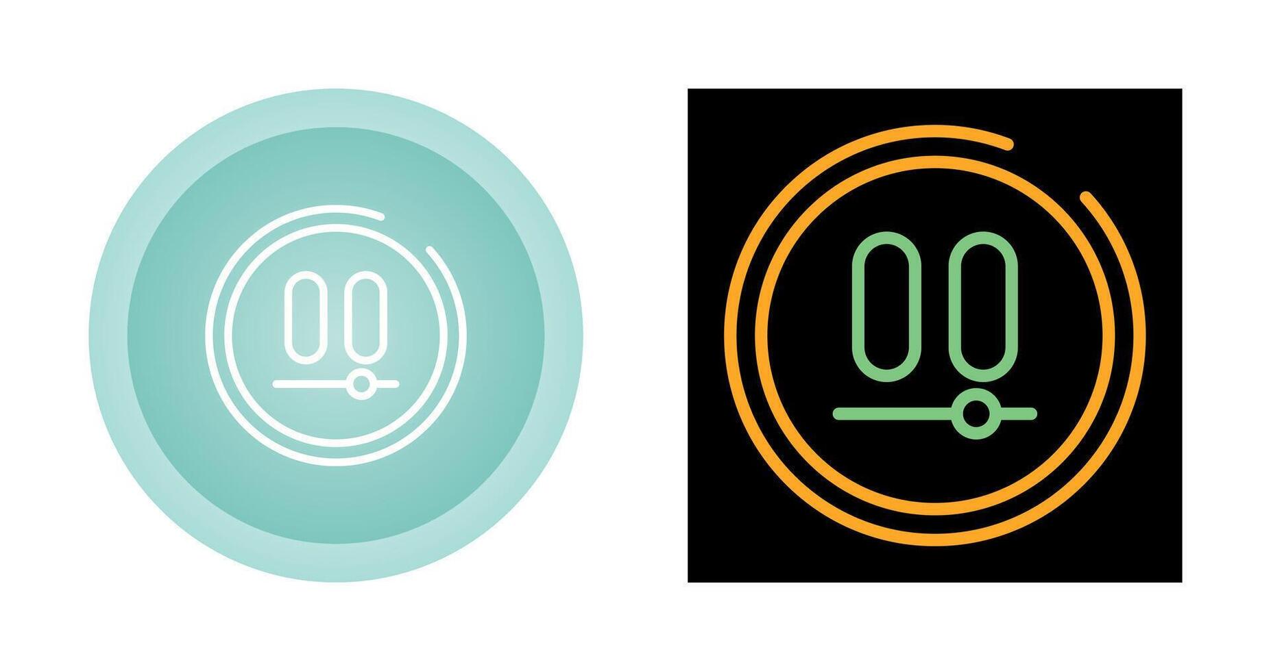 Video Pause Button Vector Icon