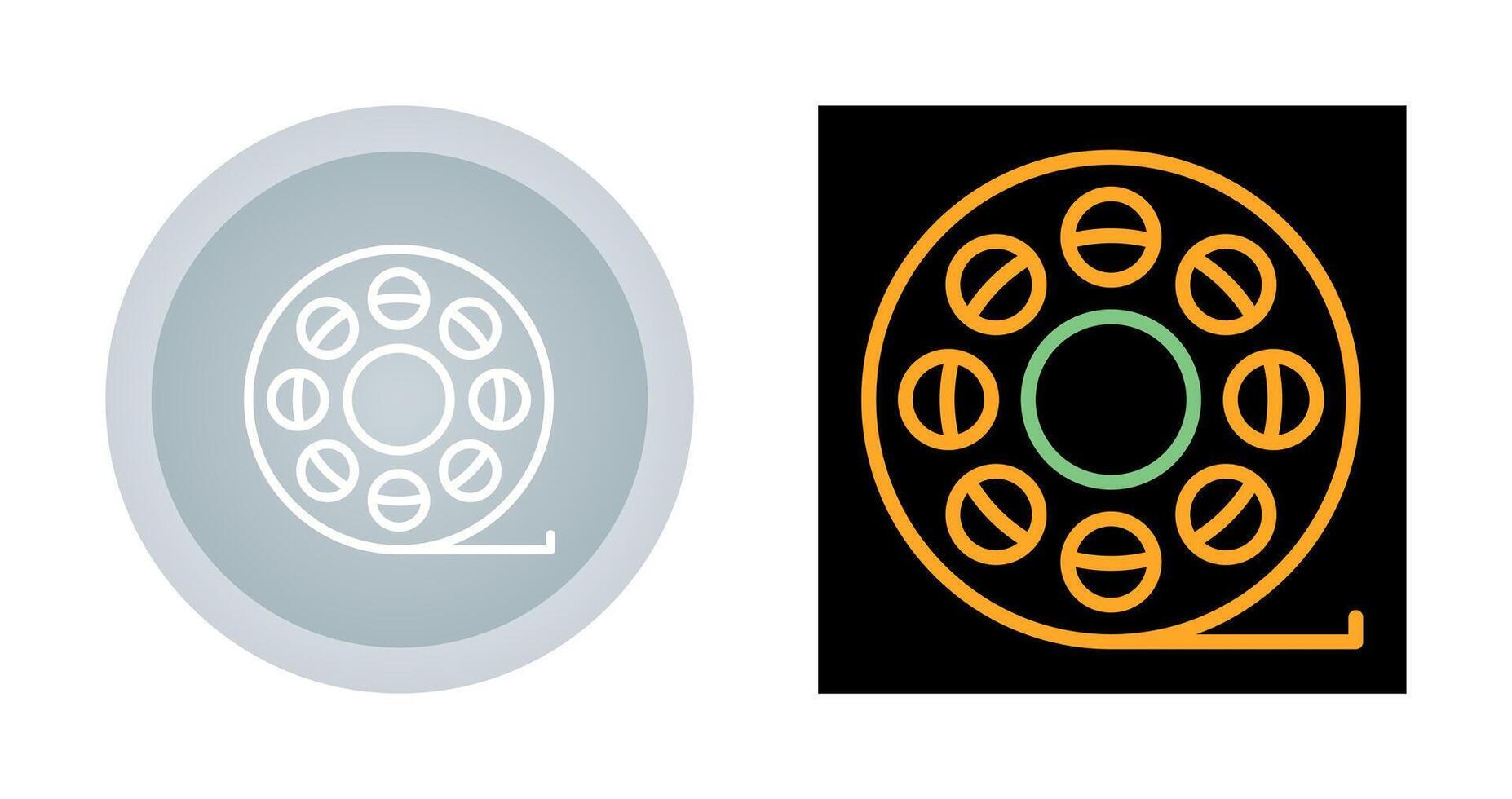Film Reel Vector Icon