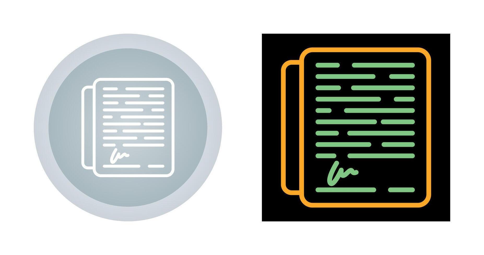 Signature Vector Icon
