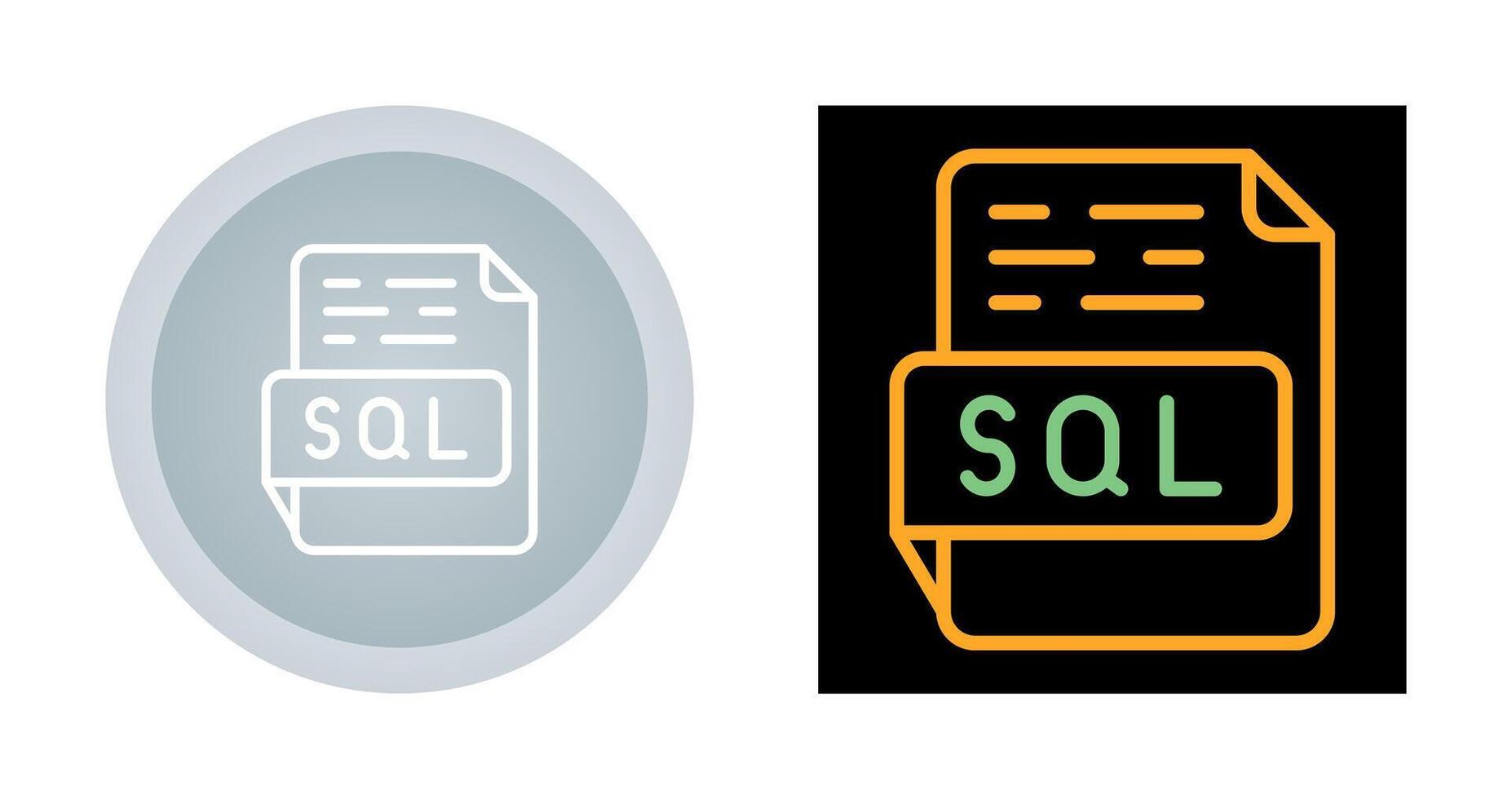 SQL Vector Icon