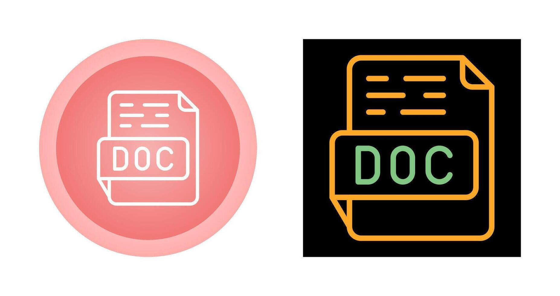 DOC Vector Icon
