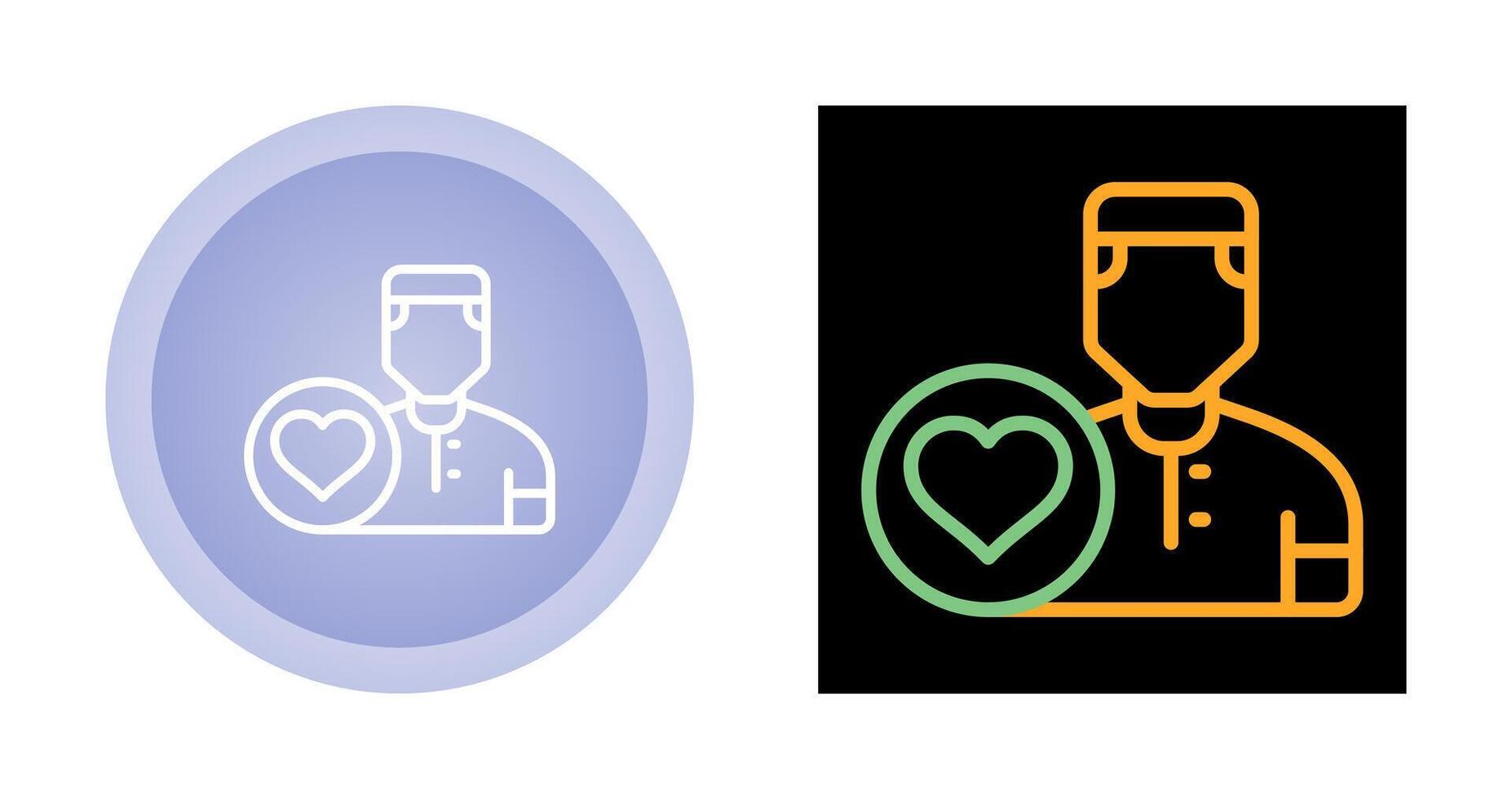 Heart Doctor Vector Icon