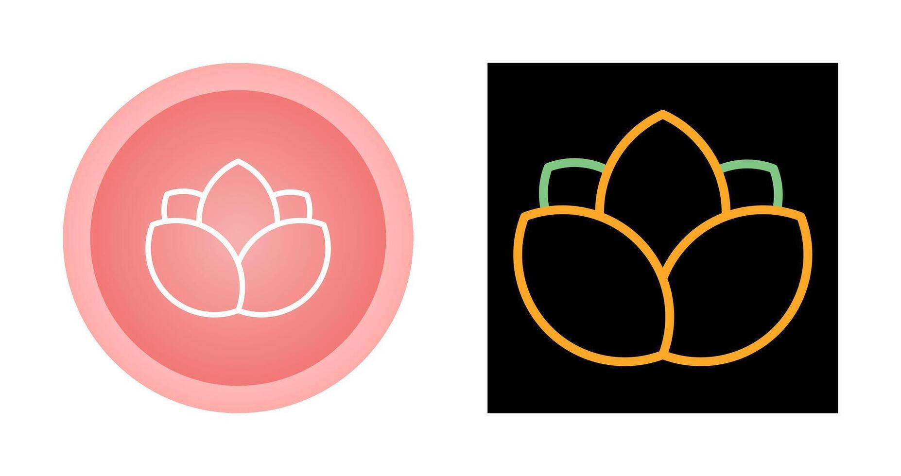 Lotus flower Vector Icon