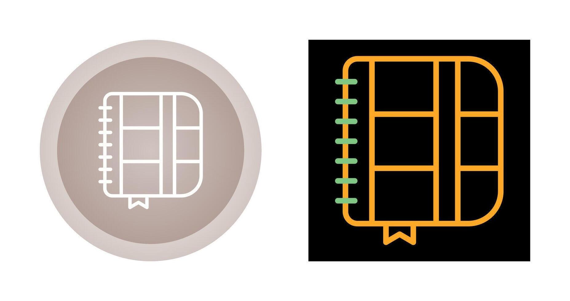 Notebook Vector Icon