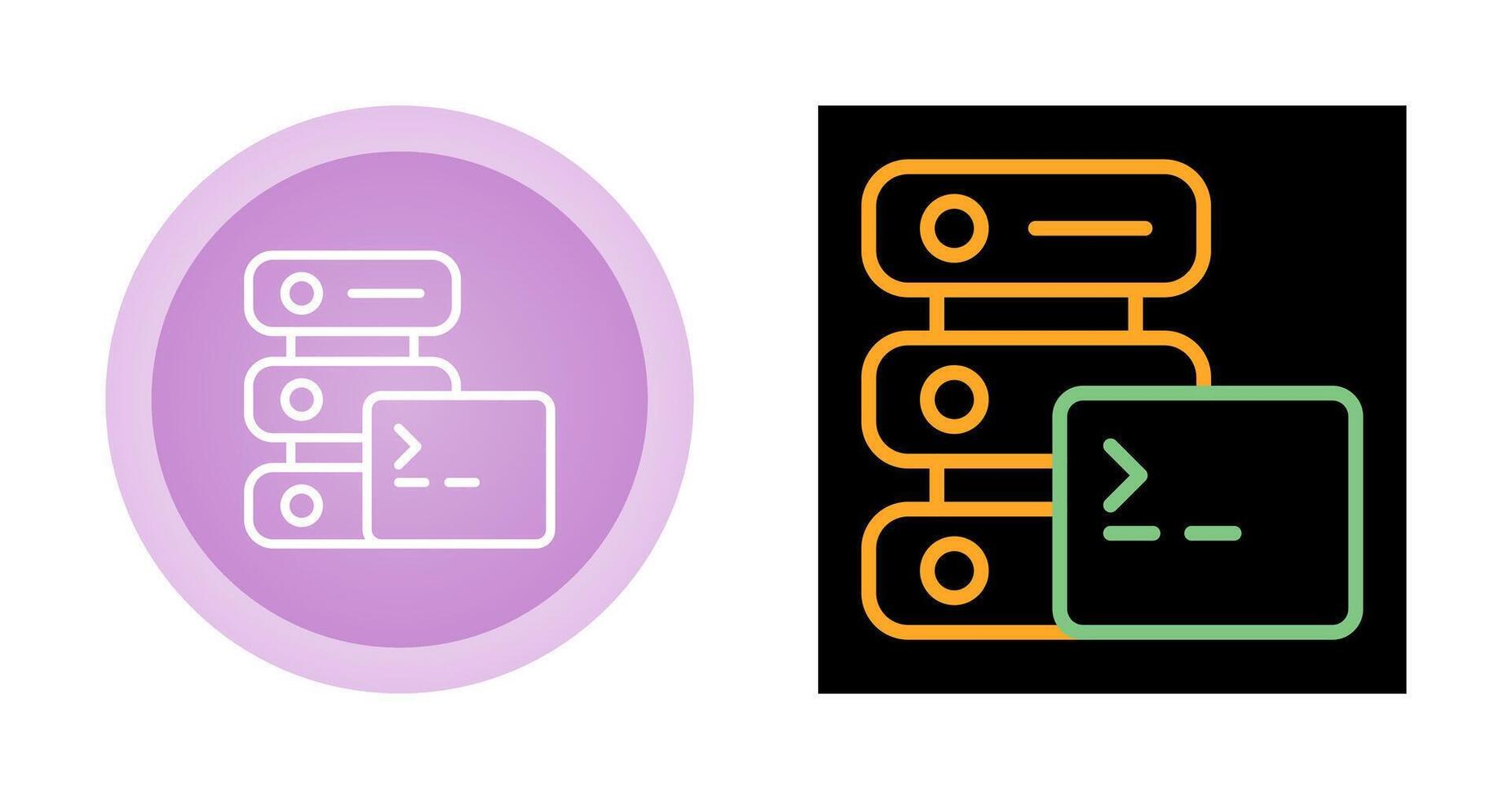 SSH Hosting Vector Icon