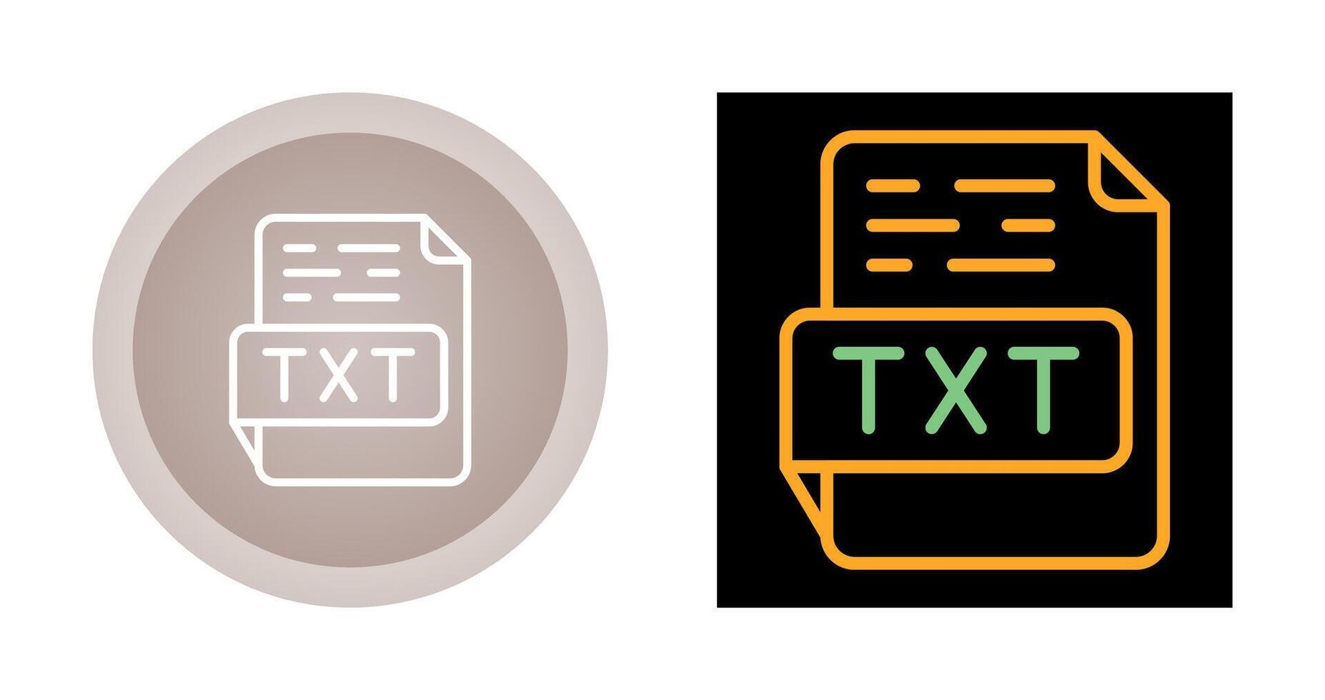 TXT Vector Icon
