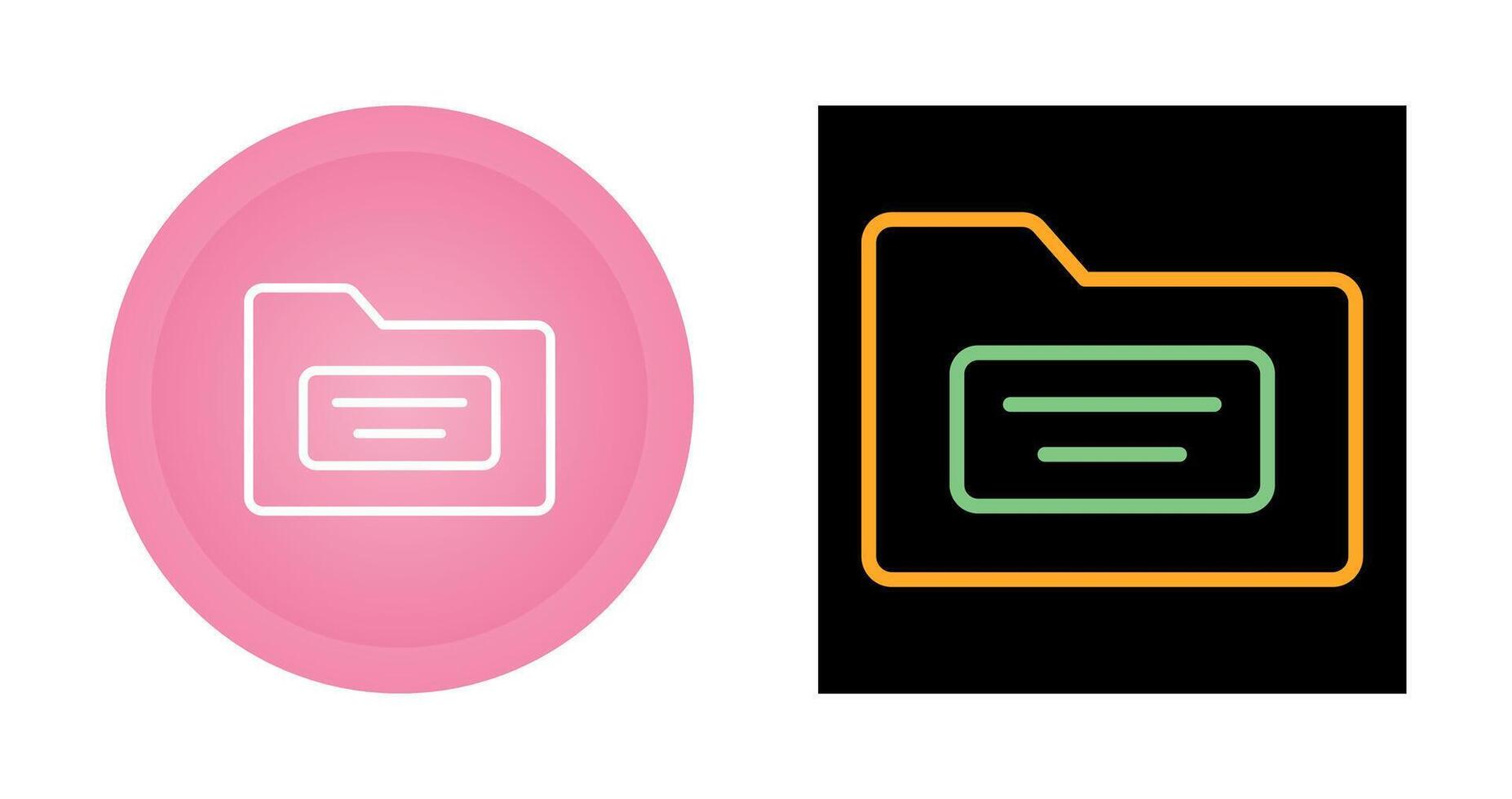 File Folder Vector Icon