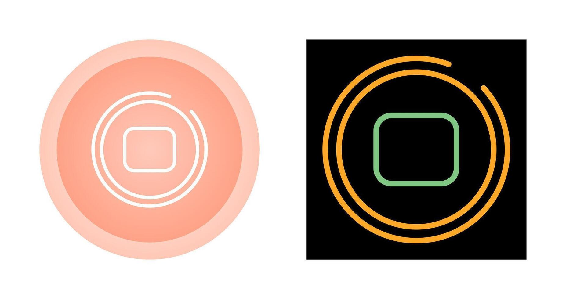 Stop Button Vector Icon
