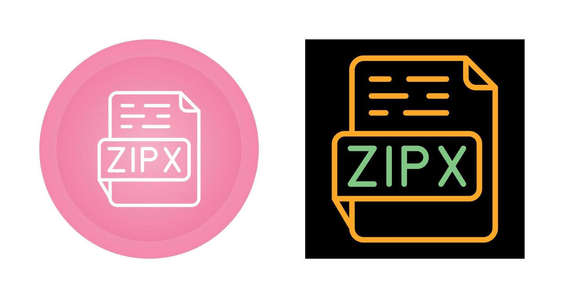 ZIPX Vector Icon