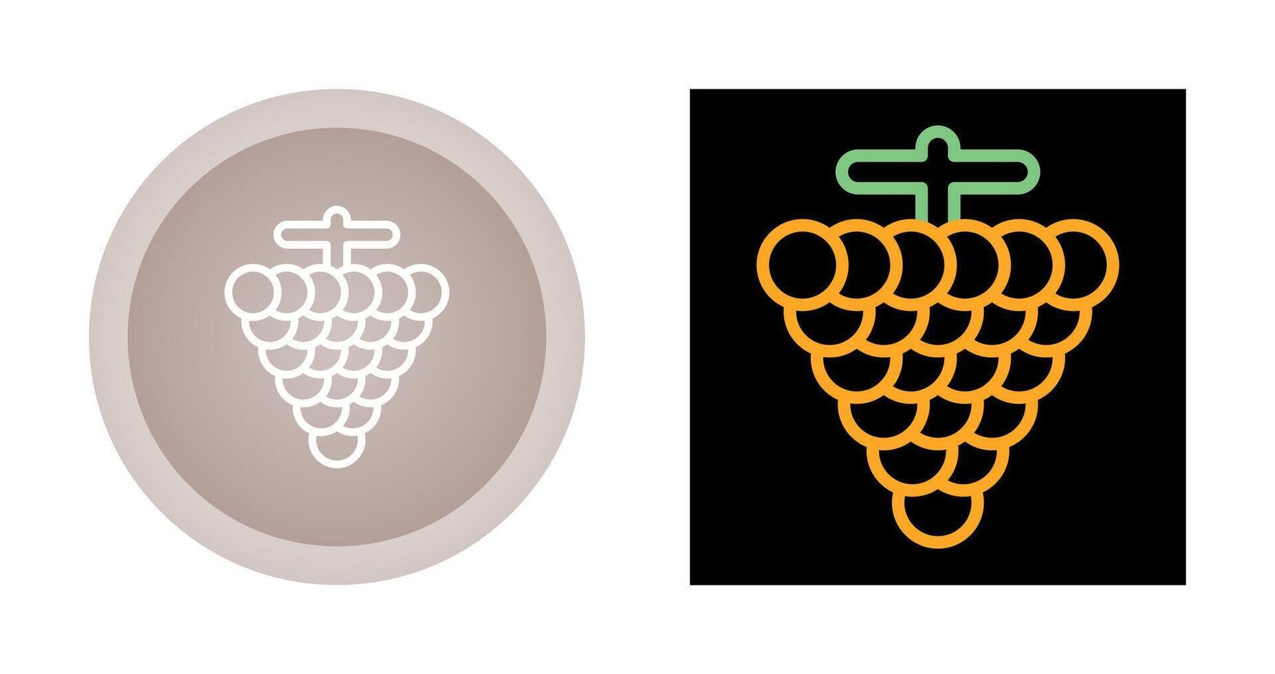 Grapes Vector Icon