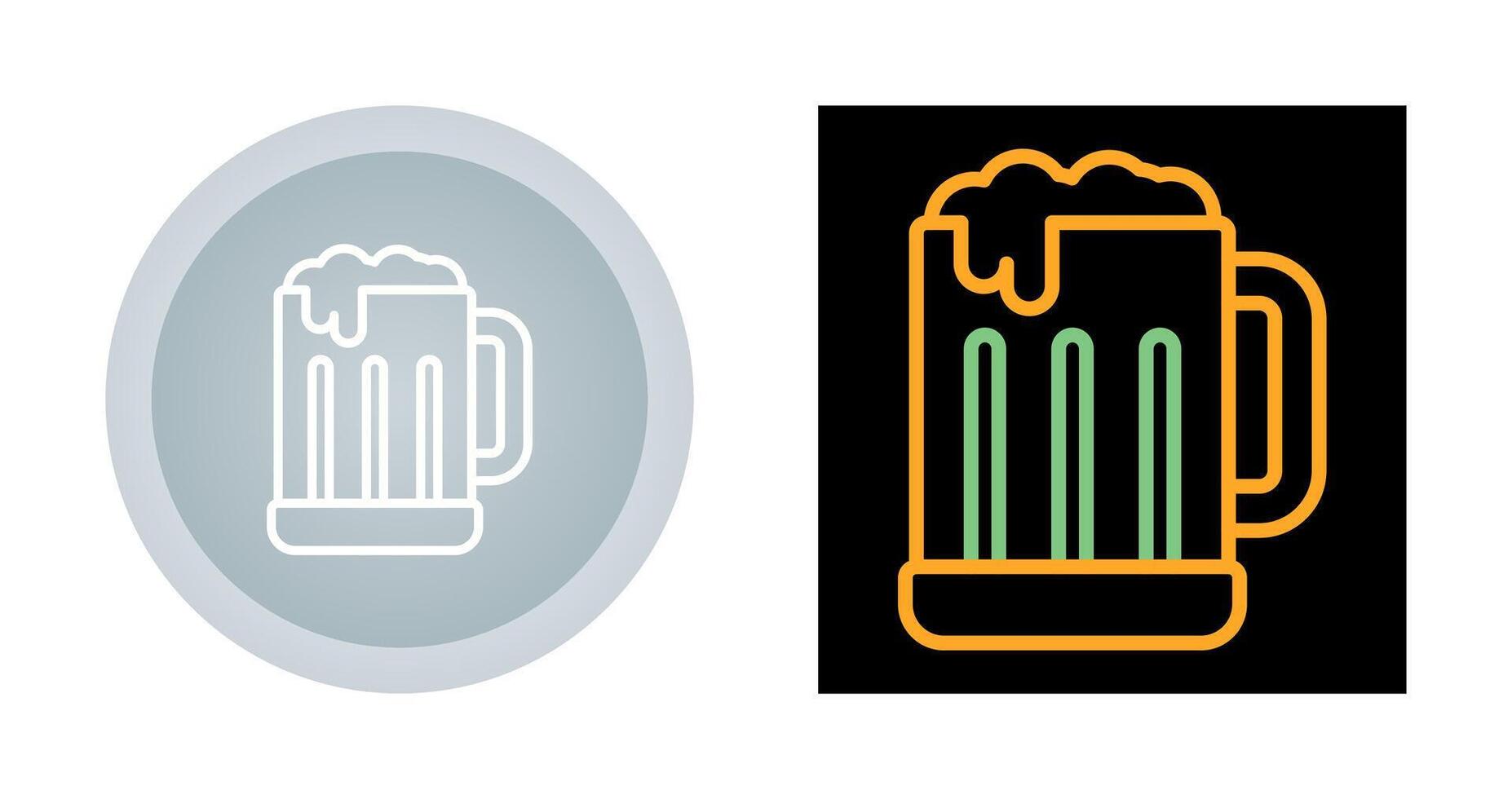 icono de vector de cerveza