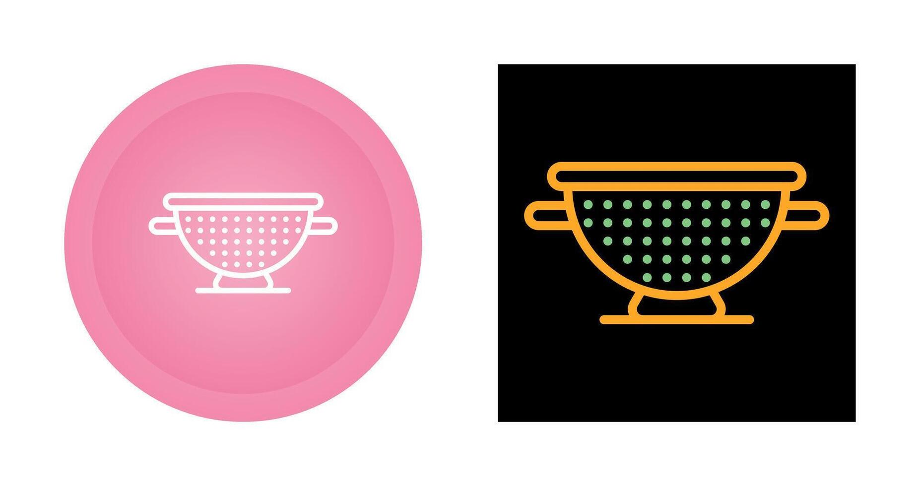 Colander Vector Icon