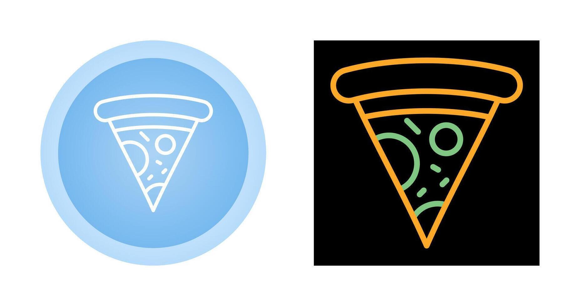 icono de vector de pizza