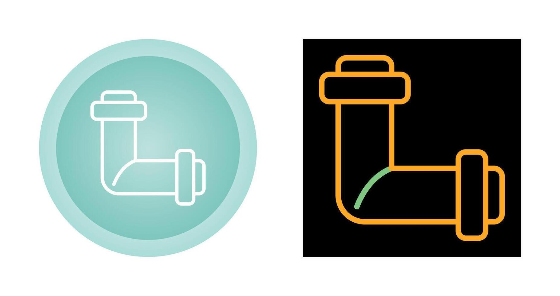 Conduit Coupling Vector Icon