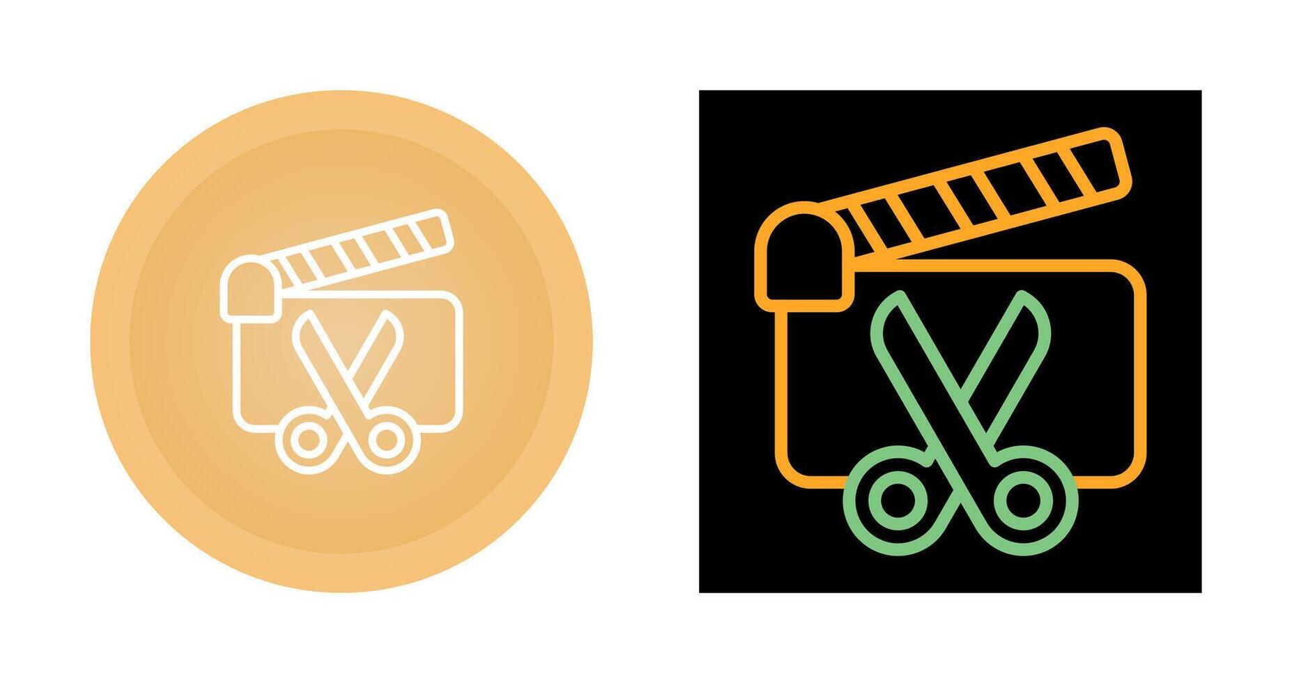 Film Editing Vector Icon