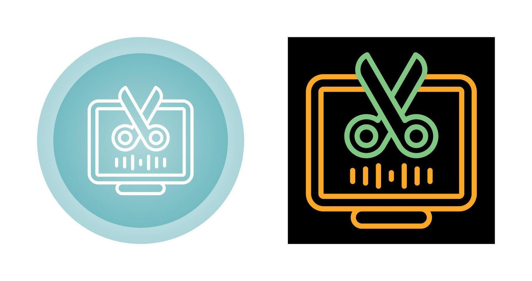 Desktop Computer Vector Icon
