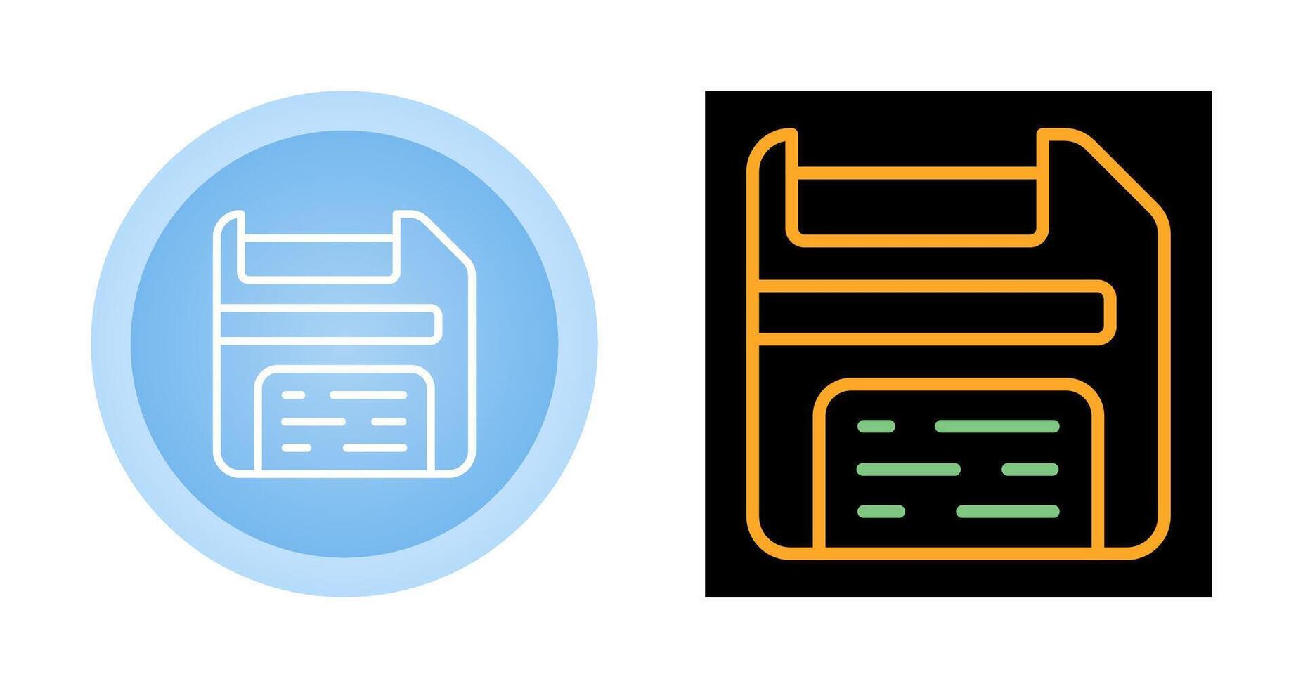 Floppy Disk Vector Icon