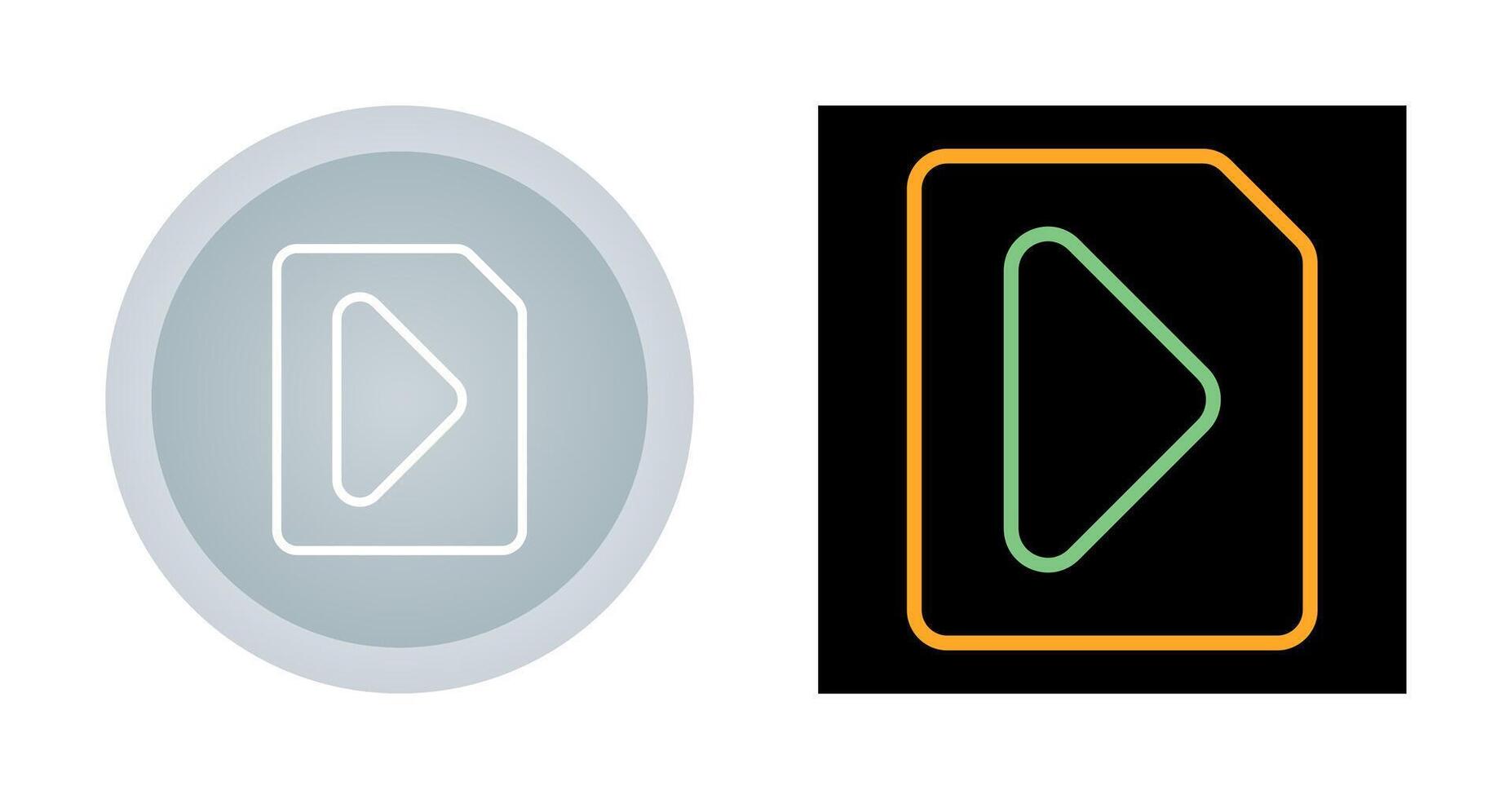 Video File Vector Icon