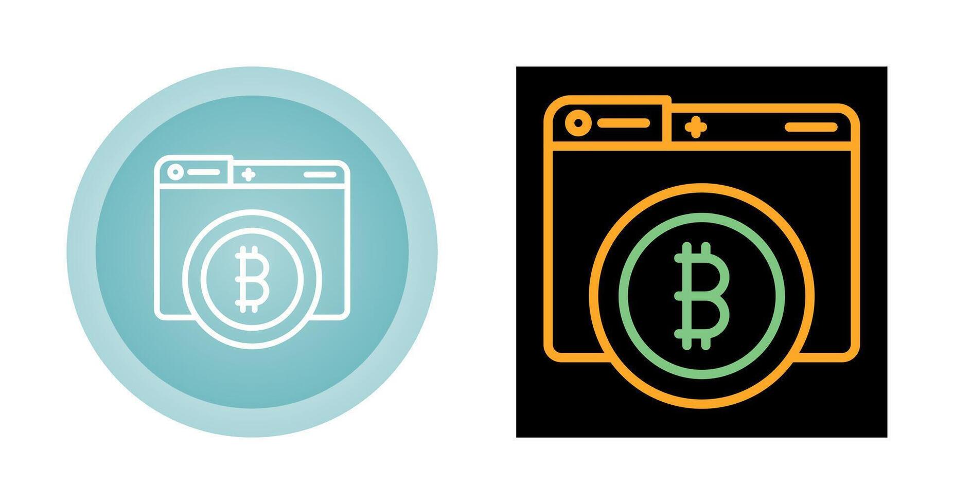 Bitcoin Vector Icon