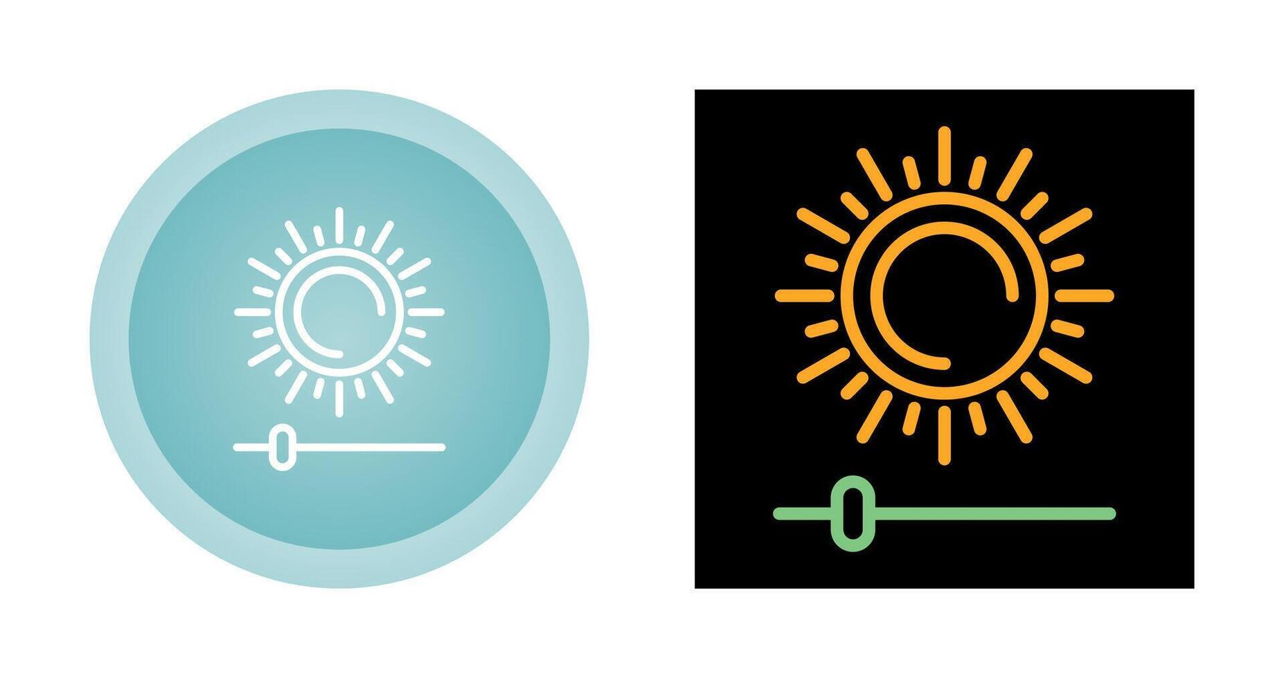 Brightness And Contrast Vector Icon