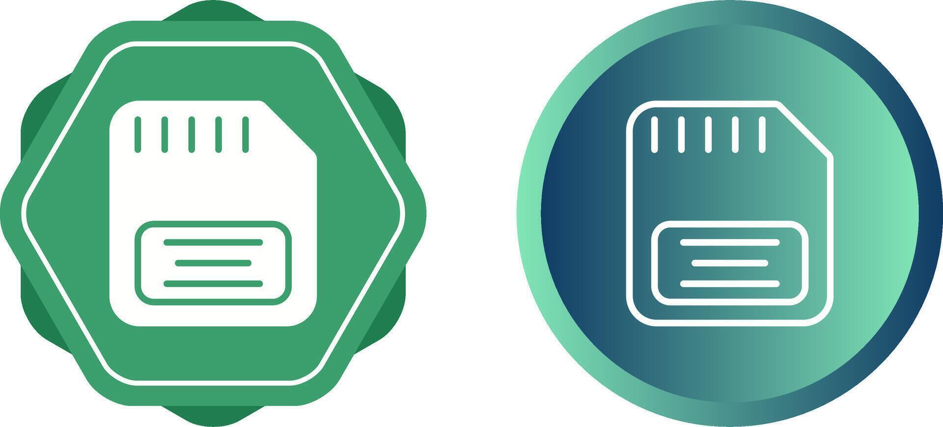 Memory Card Vector Icon