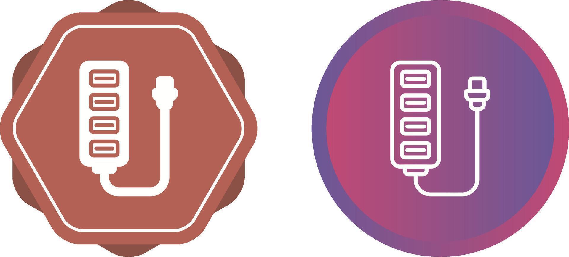 USB Hub Vector Icon