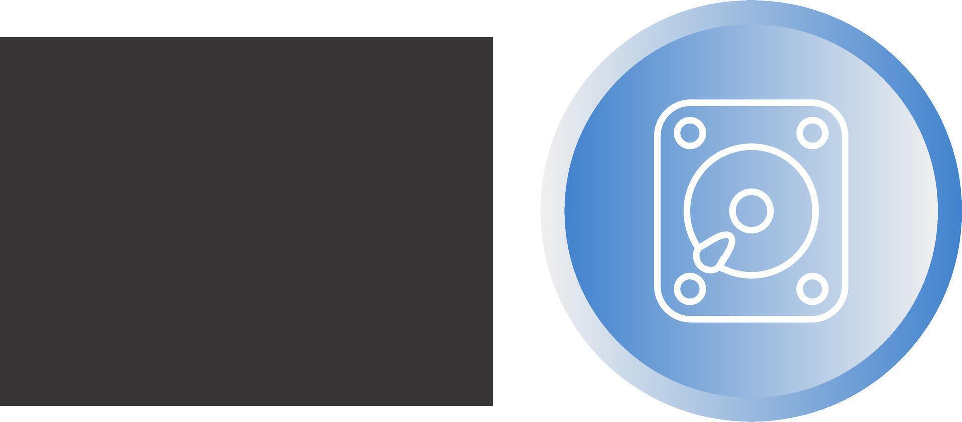 External Hard Drive Vector Icon