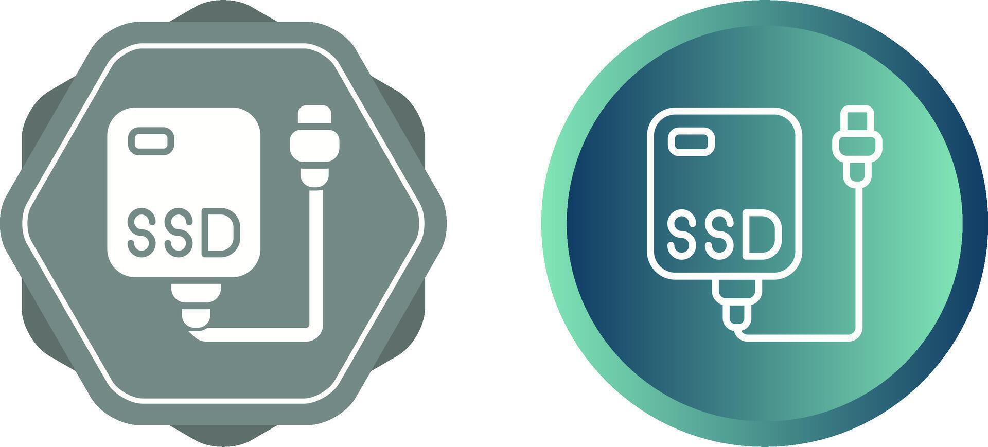 External SSD Vector Icon