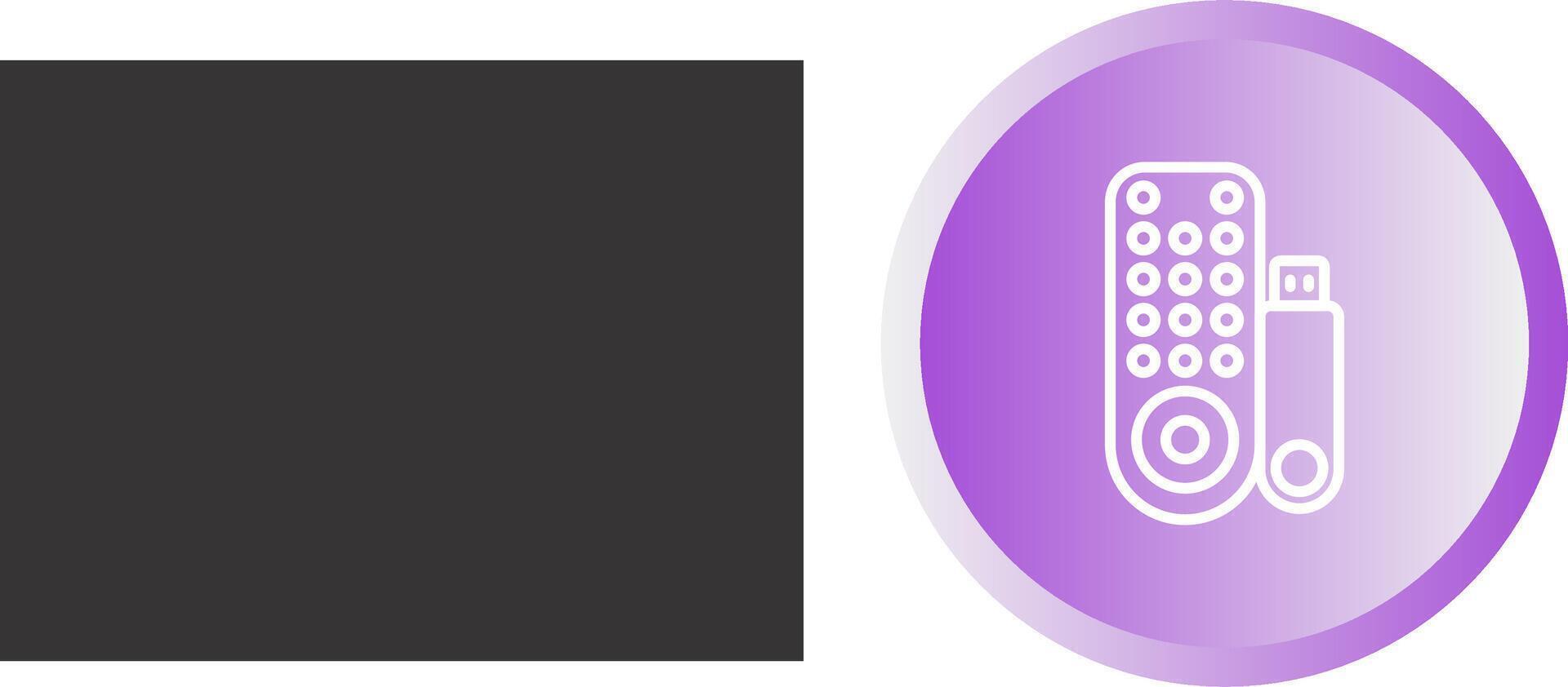 Streaming Stick Vector Icon