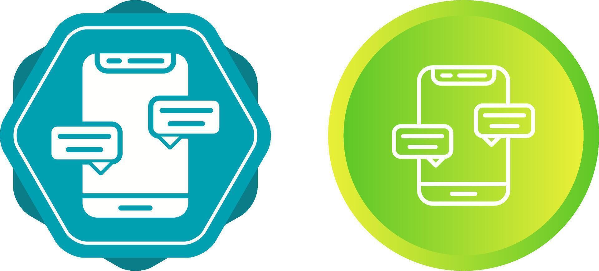 Couple's massage Vector Icon