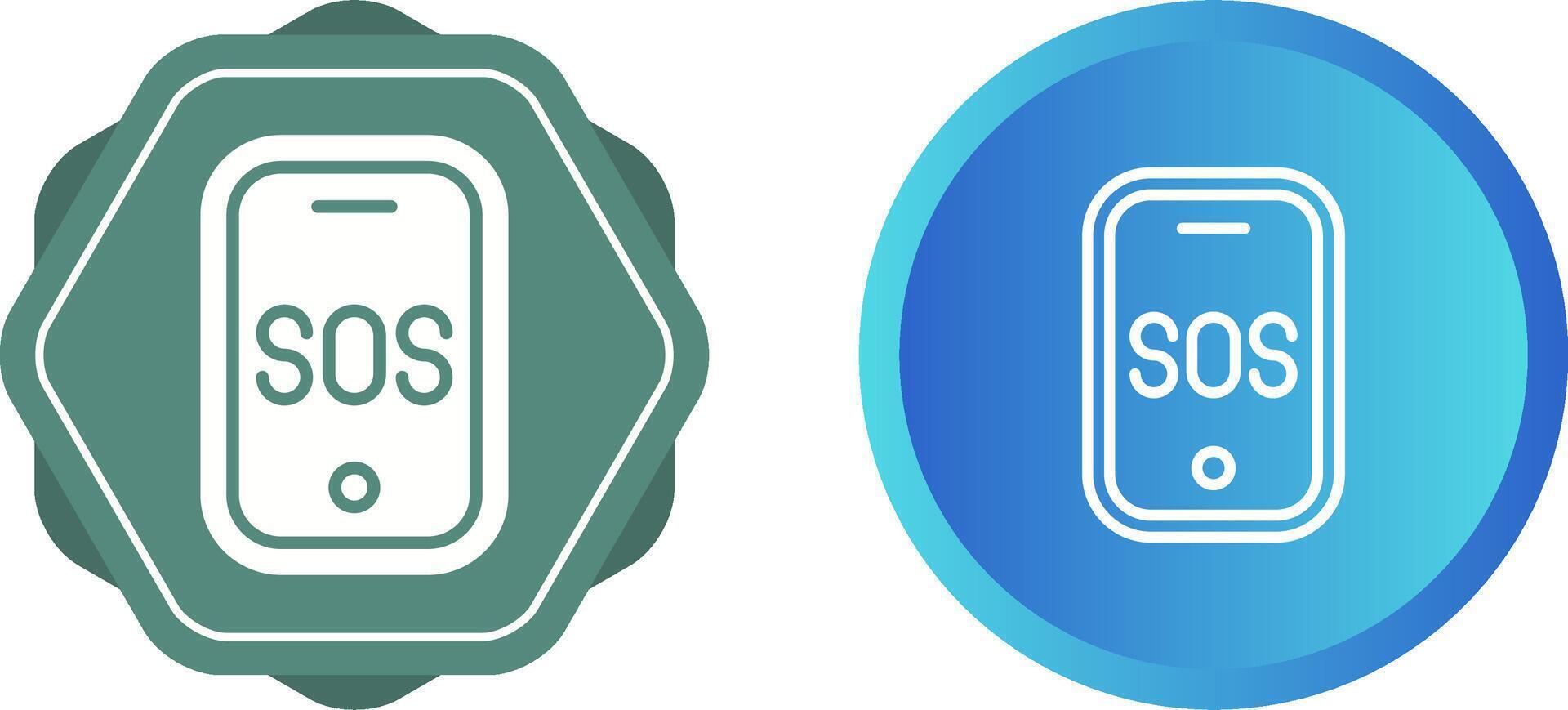 Emergency phone Vector Icon