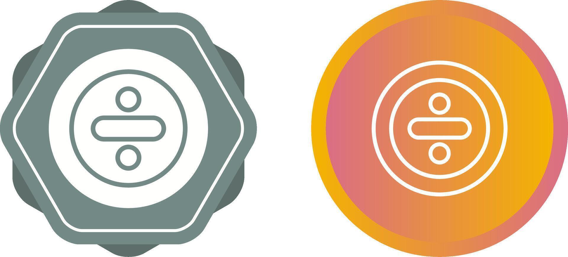 Division Vector Icon