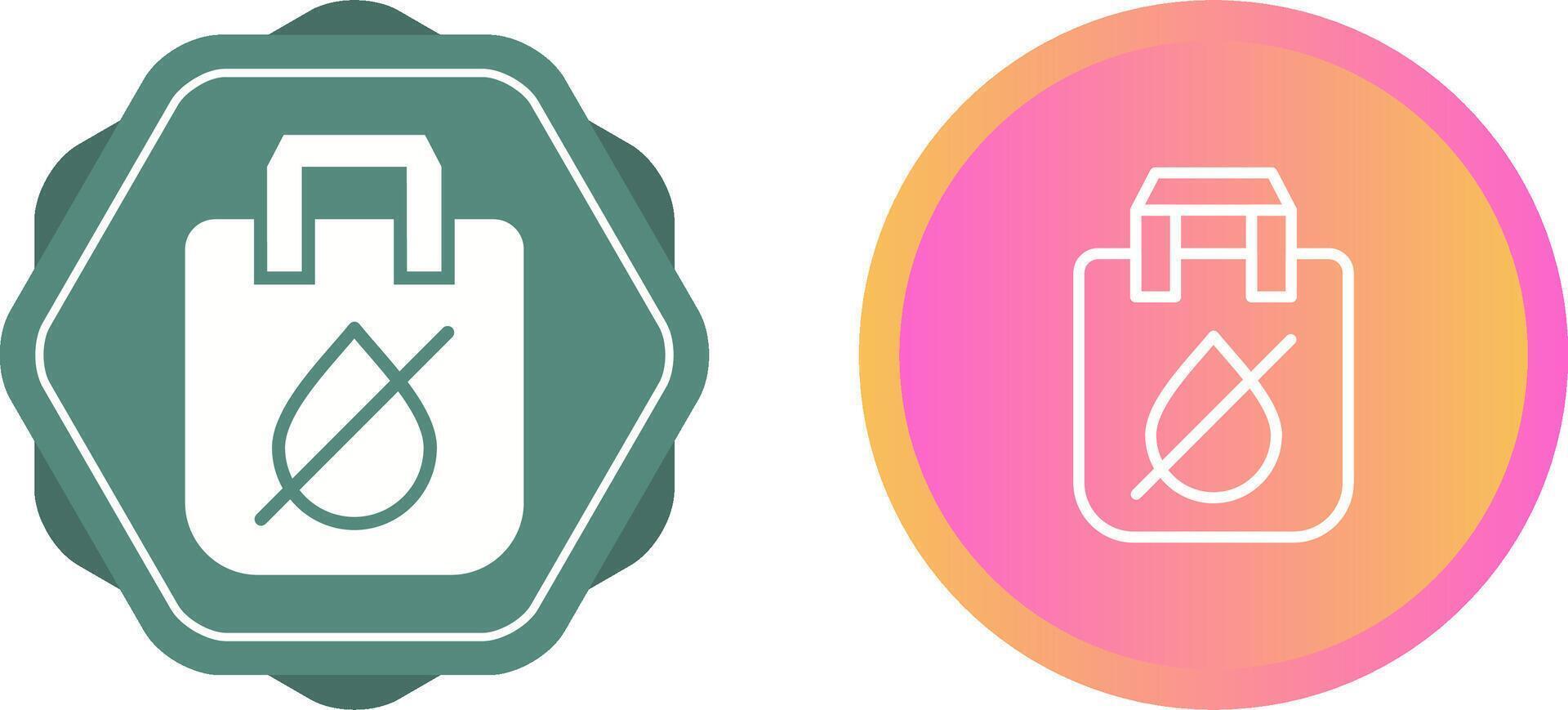 Waterproof bag Vector Icon