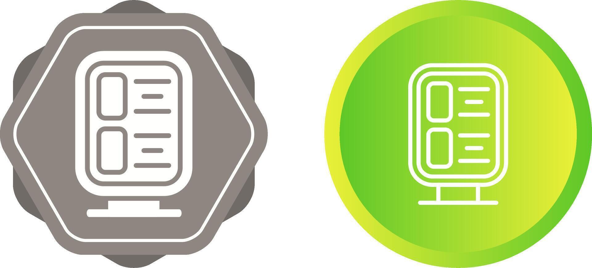 Digital Signage Vector Icon