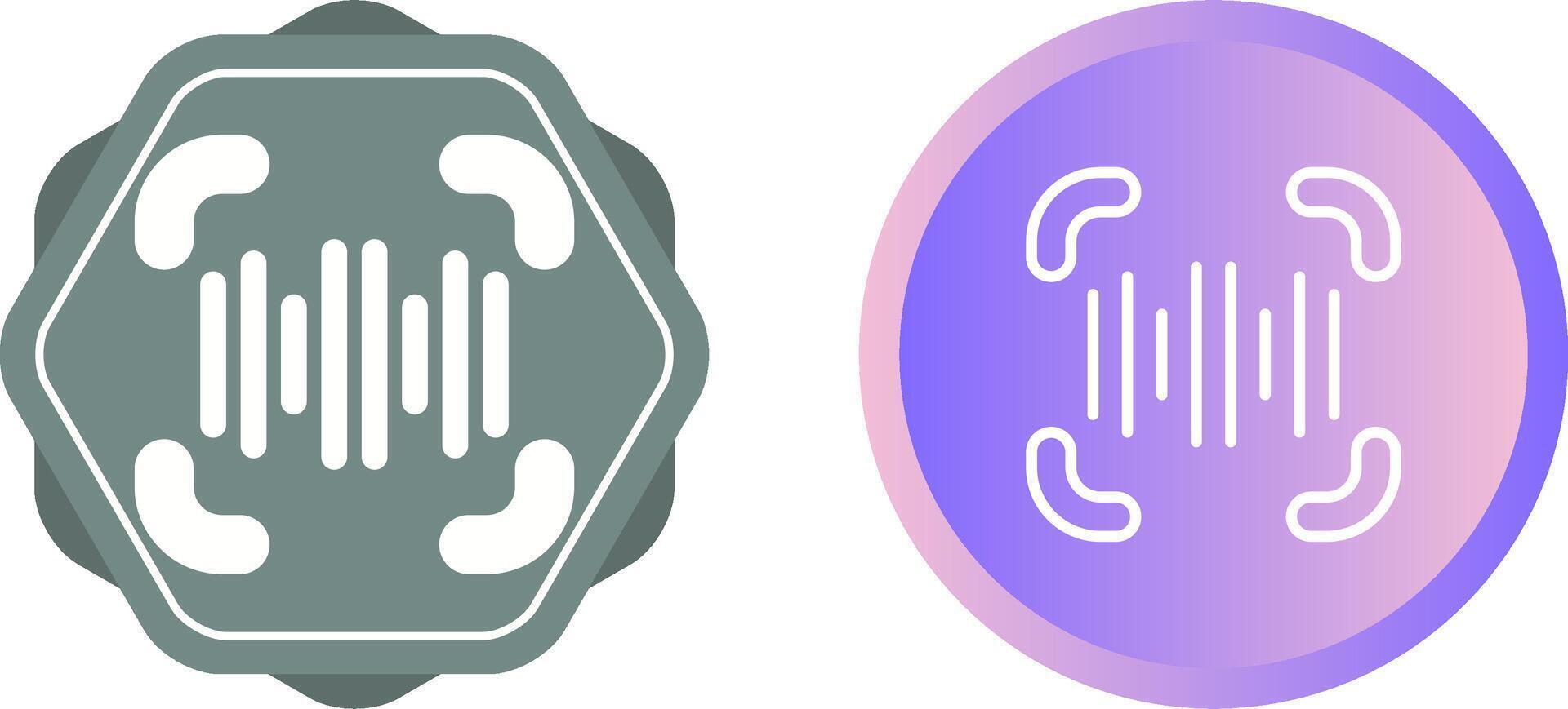 Voice Recognition Vector Icon