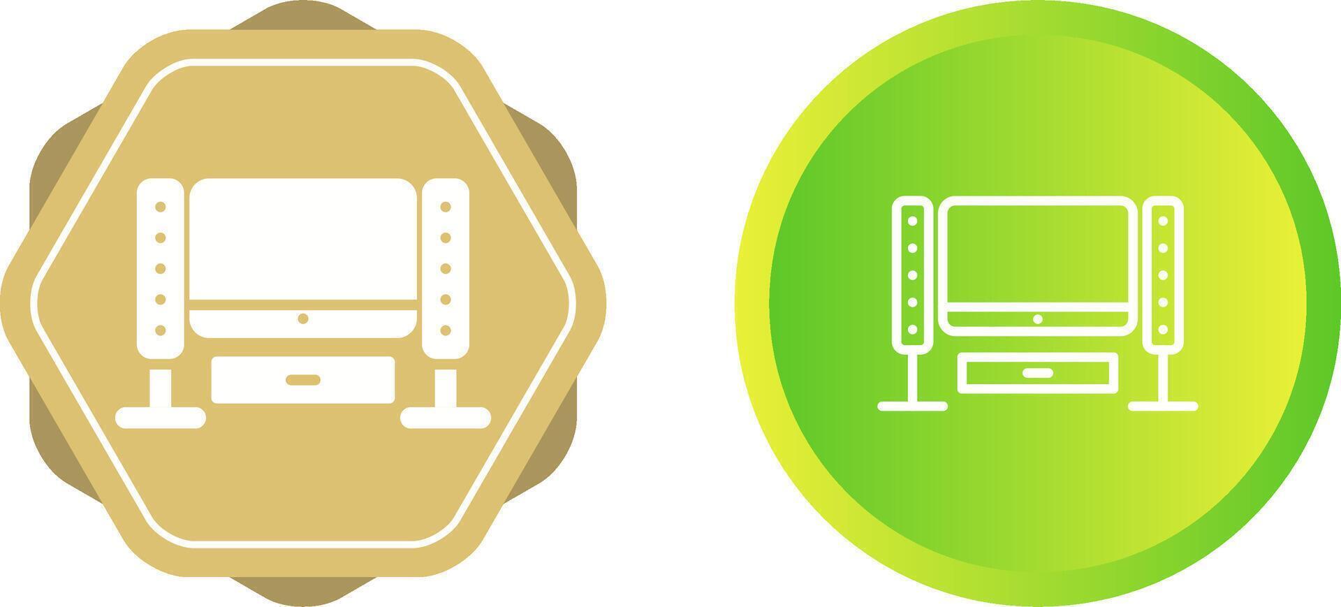 Home Theater System Vector Icon