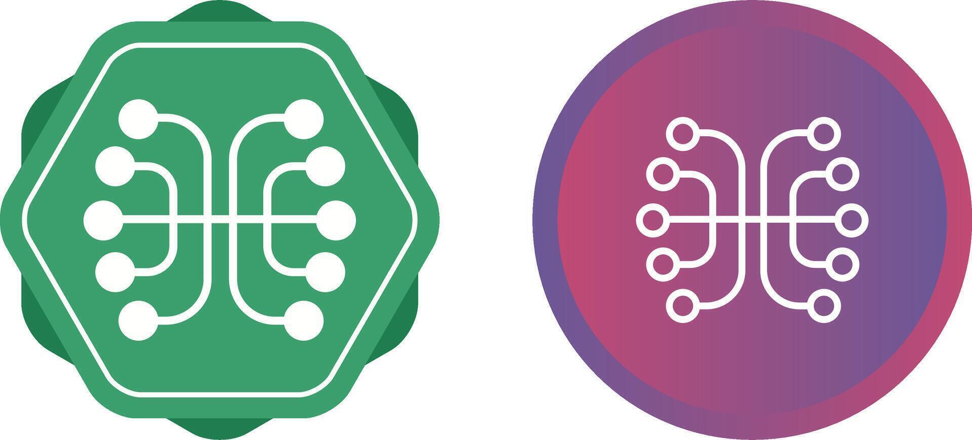 Neural Networks Vector Icon