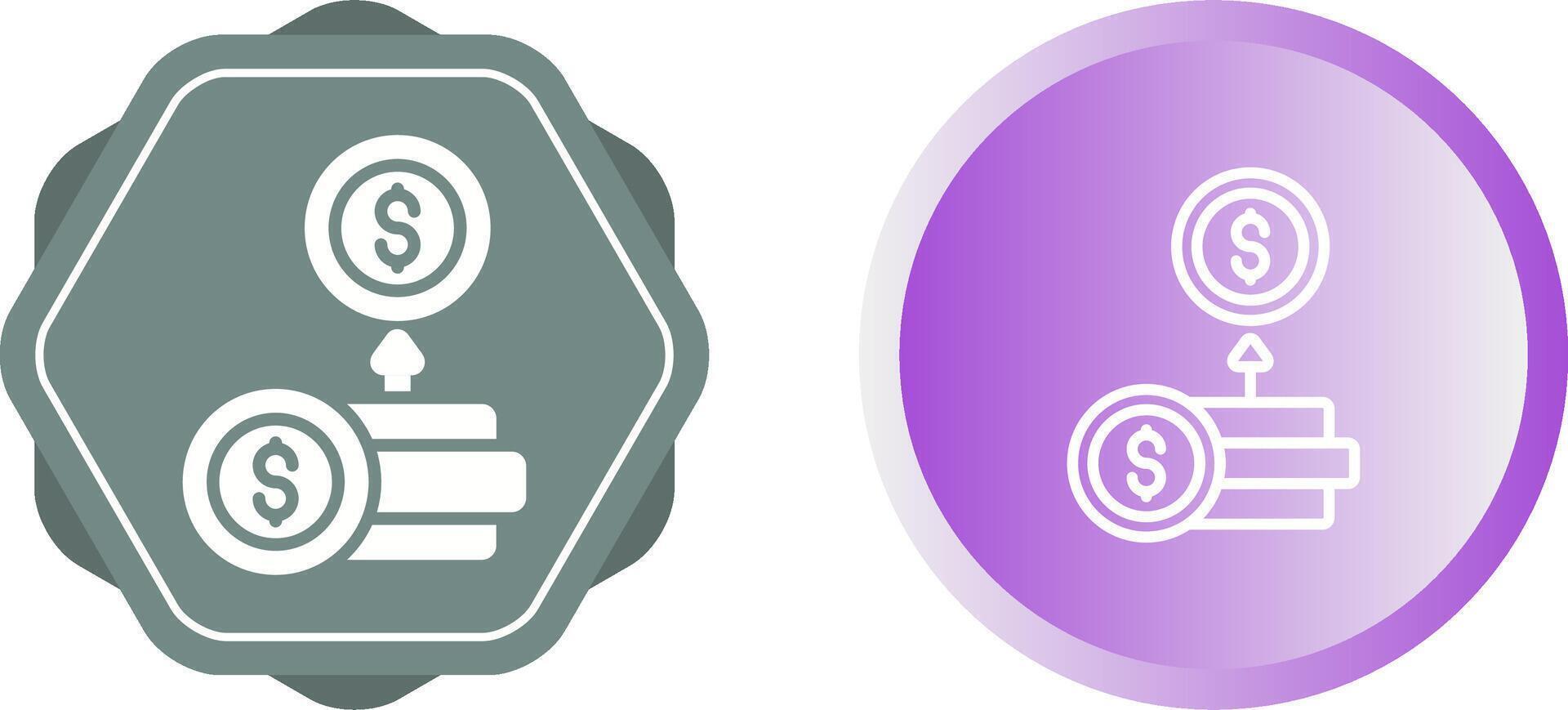 Unique Two Icons Set vector