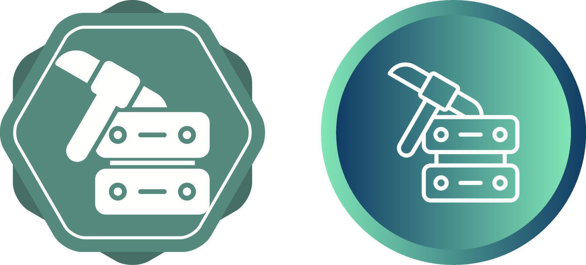 Data Mining Vector Icon