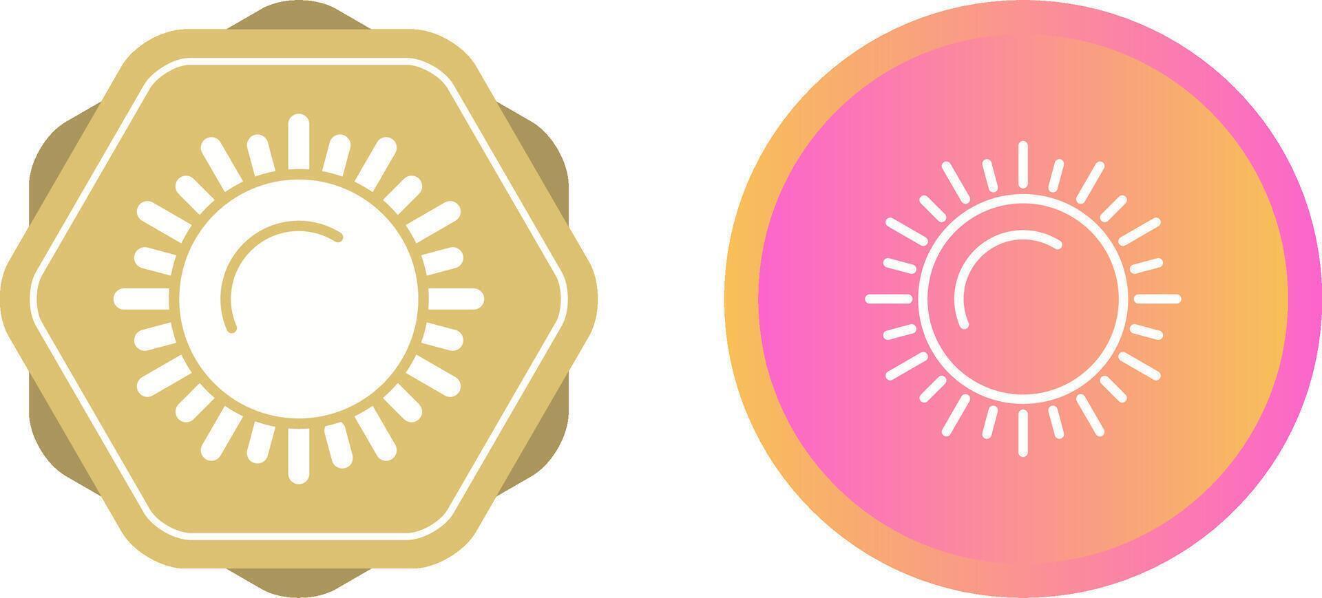 Sun Vector Icon