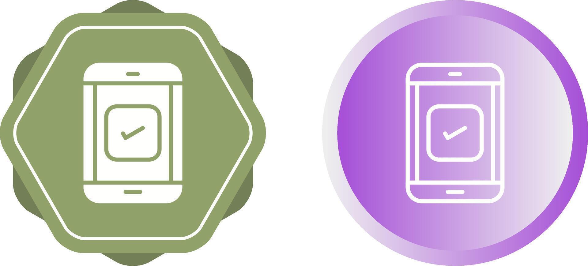 Self-Checkout Vector Icon