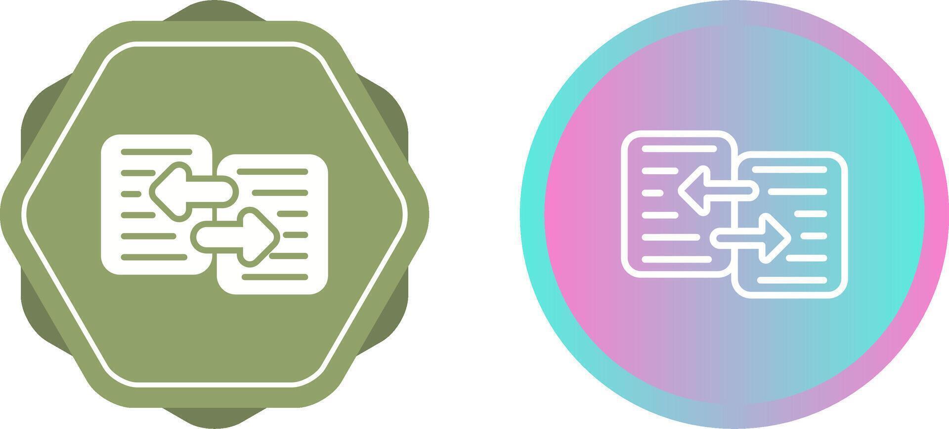 Data Transfer Vector Icon