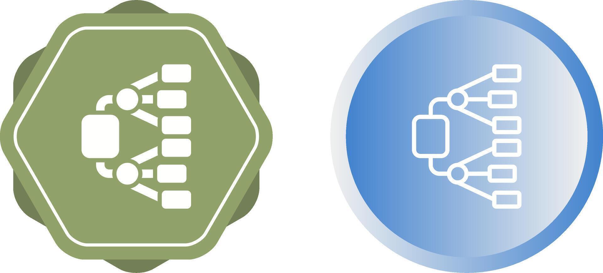 Network Diagram Vector Icon
