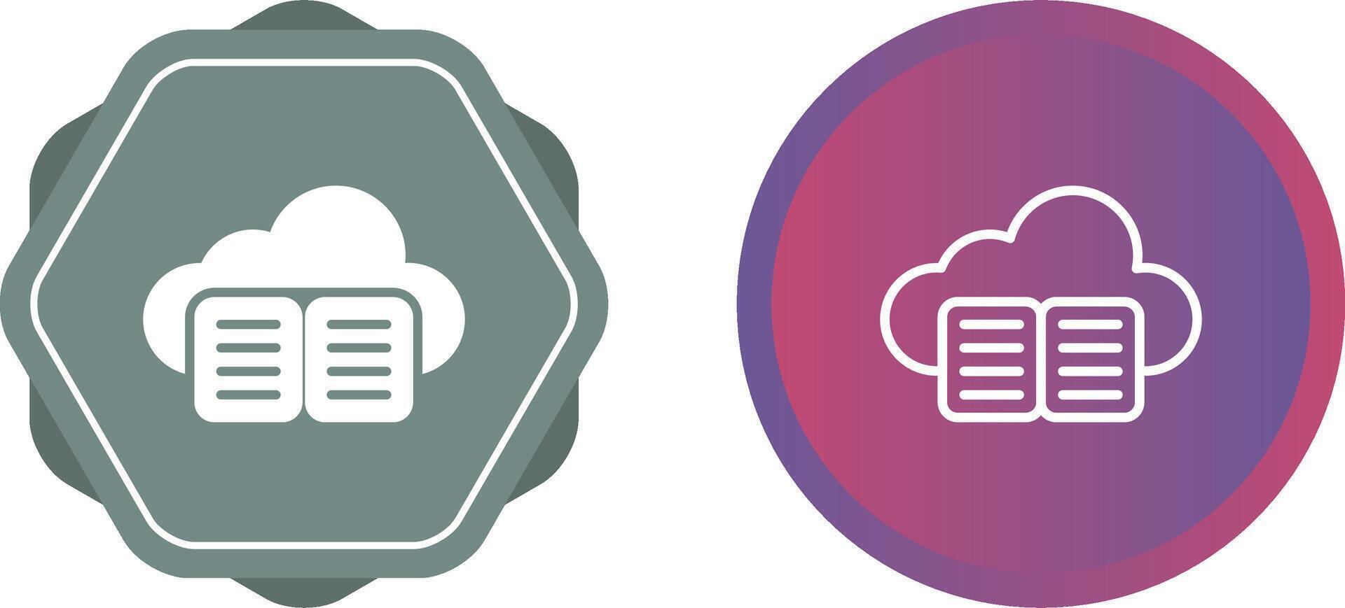 Cloud Training Vector Icon