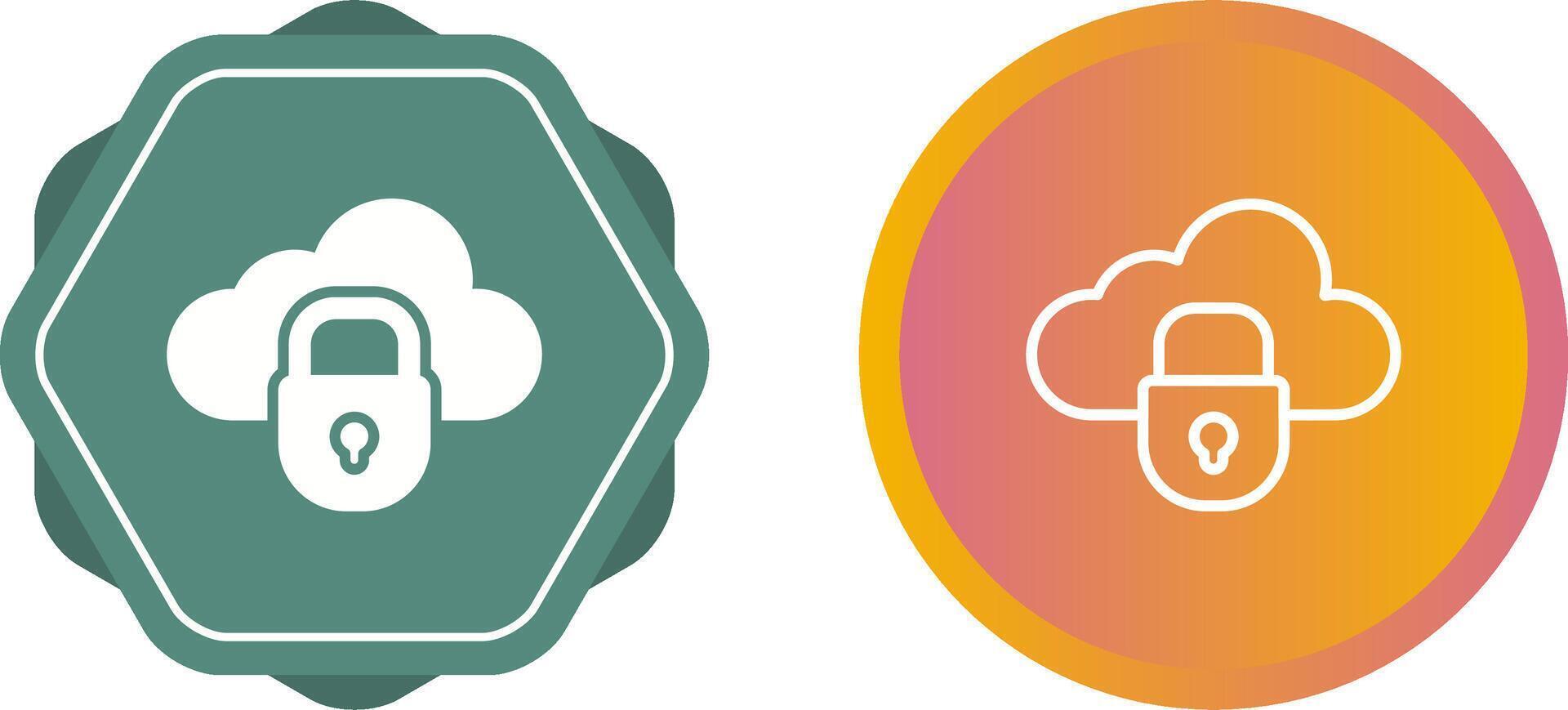 Private Cloud Vector Icon