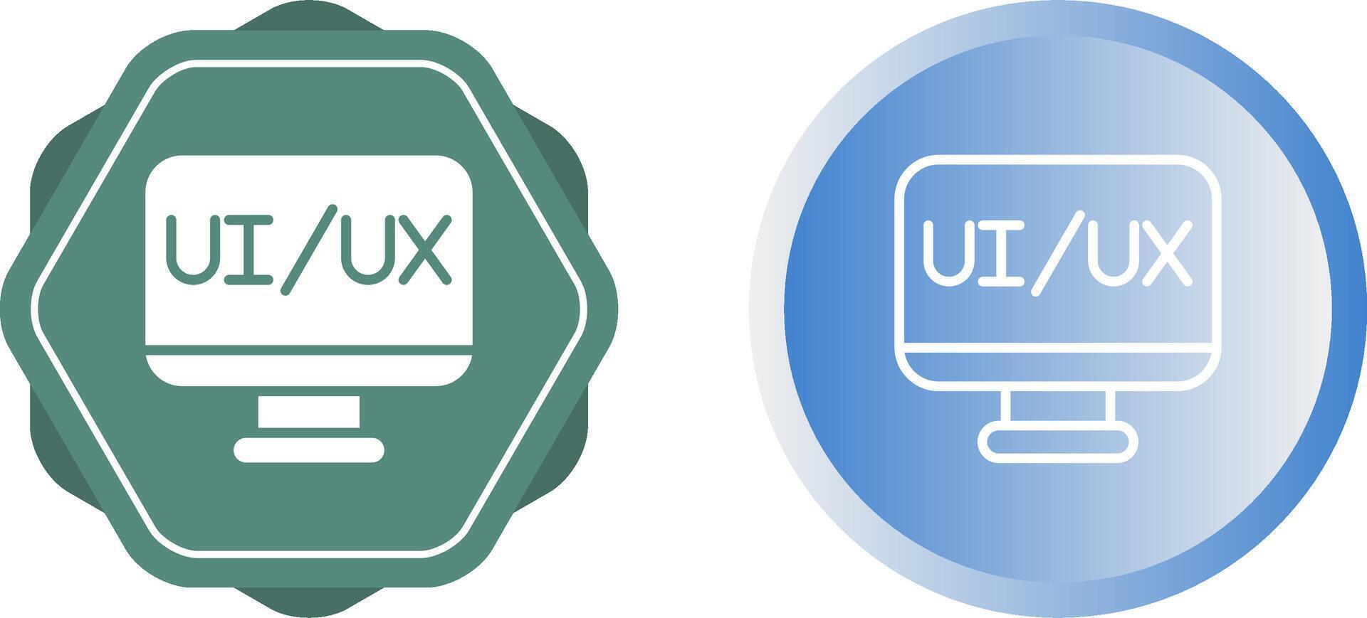 ux ui vector icono