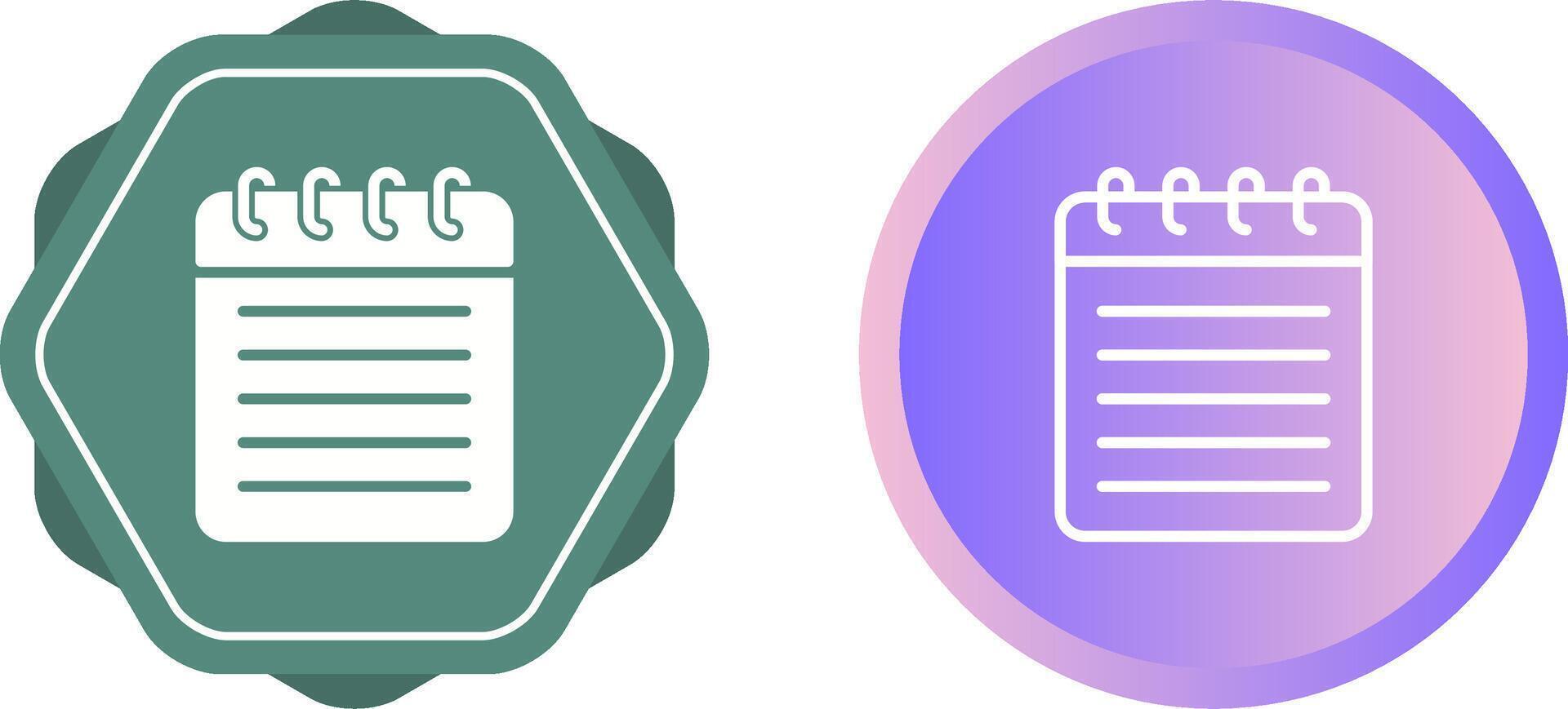 Unique Two Icons Set vector